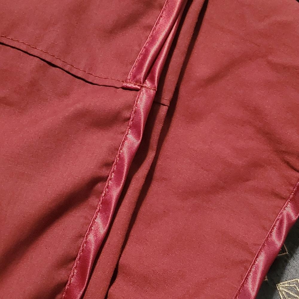 Burgandy Valances x2
